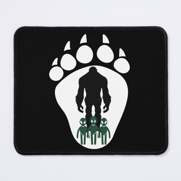Item preview, Alien And Bigfoot designed and sold by ArtisShops.
