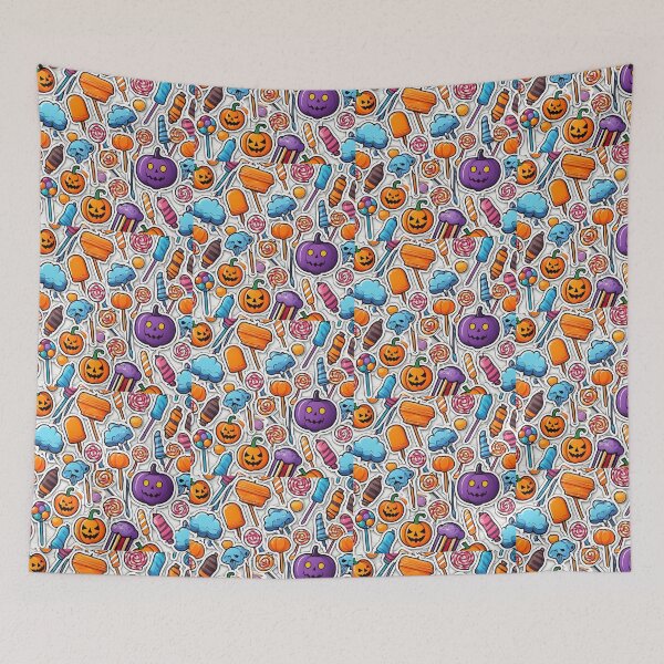 Item preview, Halloween Candy Cartoon Pattern designed and sold by SO-FU.
