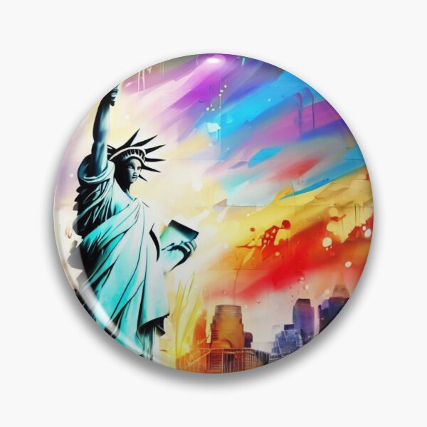 Item preview, Statue of Liberty, graffiti, designed and sold by KICIART.