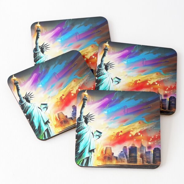Item preview, Statue of Liberty, graffiti, designed and sold by KICIART.