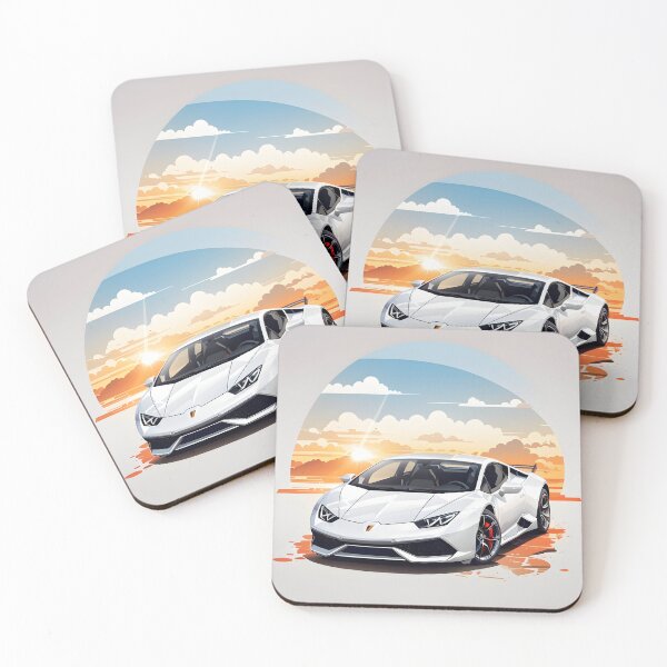 Item preview, Sunset Glory: High-End Sports Car Art designed and sold by Ceemko's Vintage Corner.