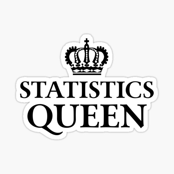 Statistics Queen Sticker