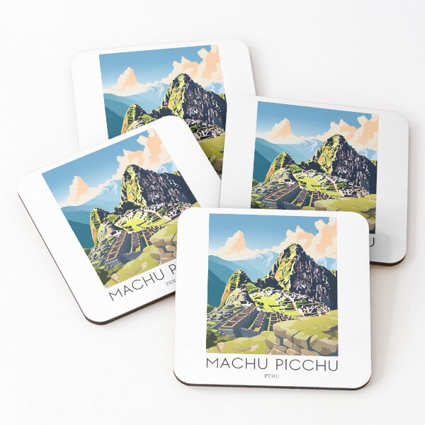 Item preview, A Pop Art Travel Print of Machu Picchu - Peru  designed and sold by StudioRedKoala.