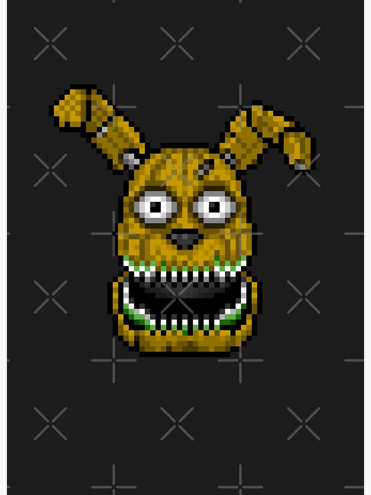 Five Nights at Freddys 4 - Mini Freddy - Pixel art Poster for