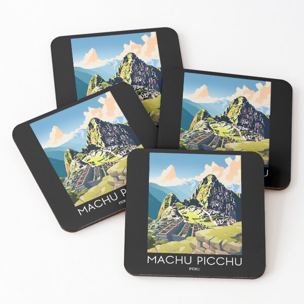 Item preview, A Pop Art Travel Print of Machu Picchu - Peru  designed and sold by StudioRedKoala.