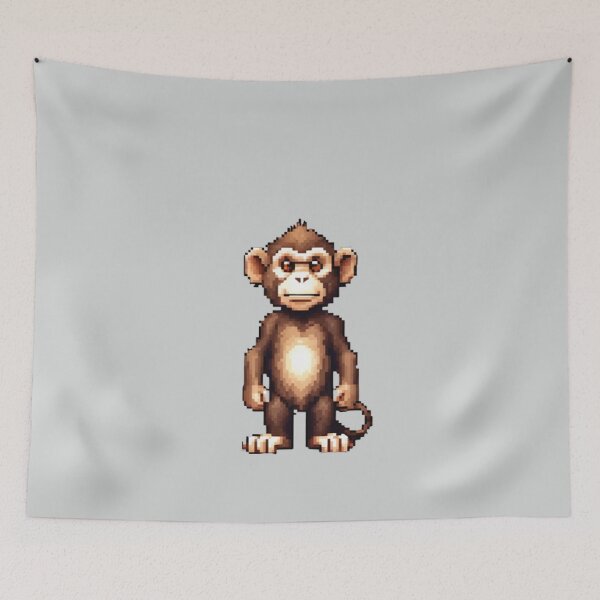 Item preview, Pixel Monkey Design Print  designed and sold by randomtdesigns.