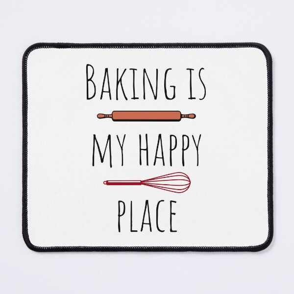 Item preview, Baking is my happy place designed and sold by nuevo-arte.