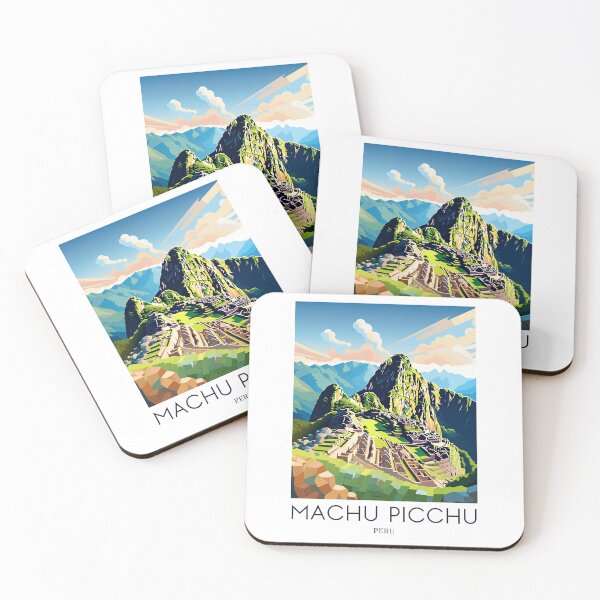 Item preview, A Pop Art Travel Print of Machu Picchu - Peru  designed and sold by StudioRedKoala.