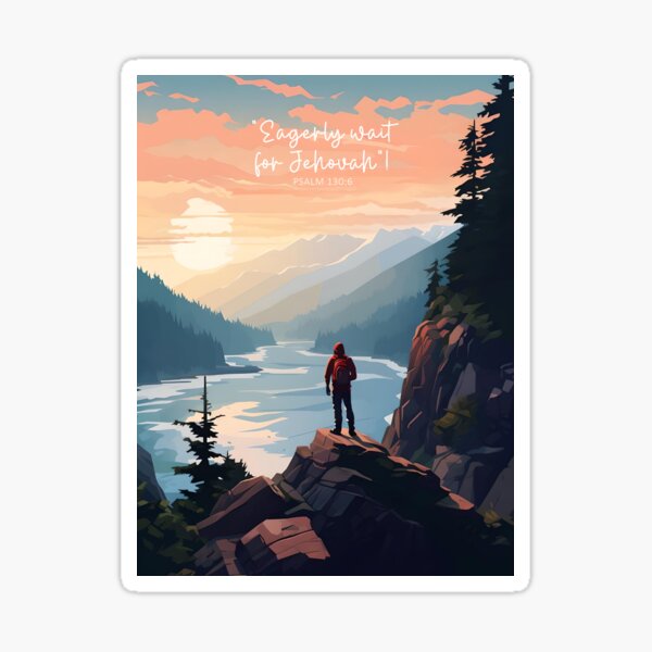 JW 2023-2024 Circuit Assembly | Eagerly Wait for Jehovah! Sticker