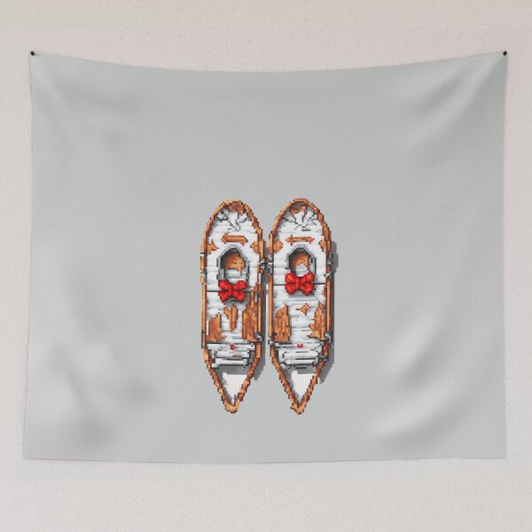 Item preview,  Pixel Art Snowshoes Design Print  designed and sold by randomtdesigns.