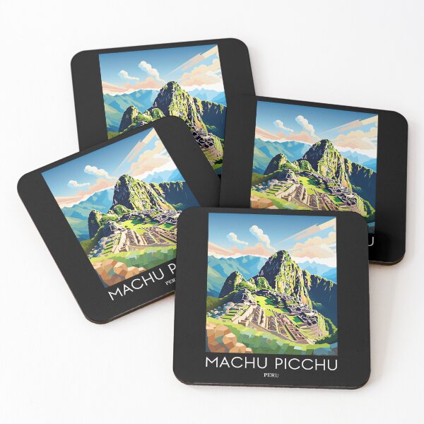 Item preview, A Pop Art Travel Print of Machu Picchu - Peru  designed and sold by StudioRedKoala.