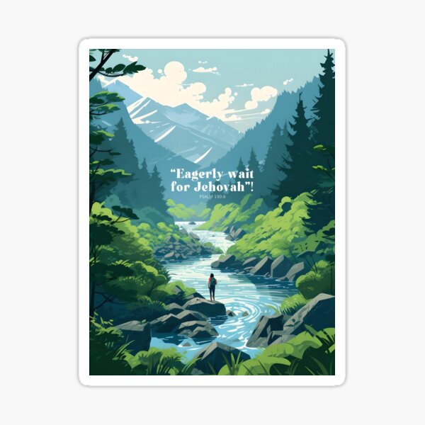 JW 2023-2024 Circuit Assembly | Eagerly Wait for Jehovah! Sticker