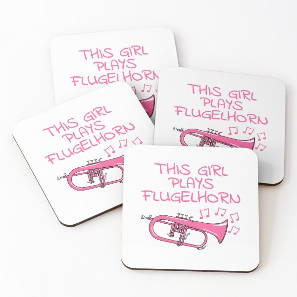 Item preview, This Girl Plays Flugelhorn, Female Horn Player, Brass Musician designed and sold by doodlerob.