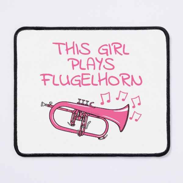 Item preview, This Girl Plays Flugelhorn, Female Horn Player, Brass Musician designed and sold by doodlerob.