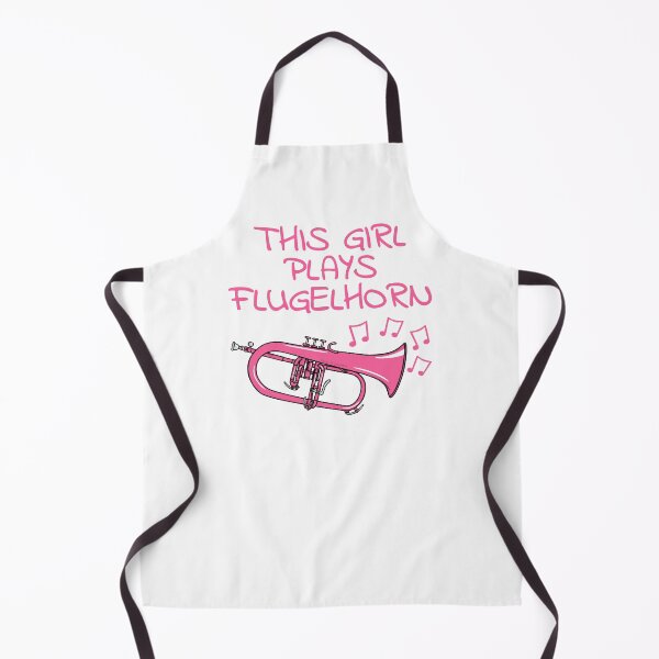 Item preview, This Girl Plays Flugelhorn, Female Horn Player, Brass Musician designed and sold by doodlerob.