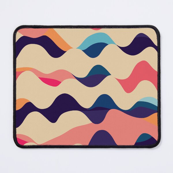 Item preview, Colors of Waves Abstract Design Pattern designed and sold by chatzous.