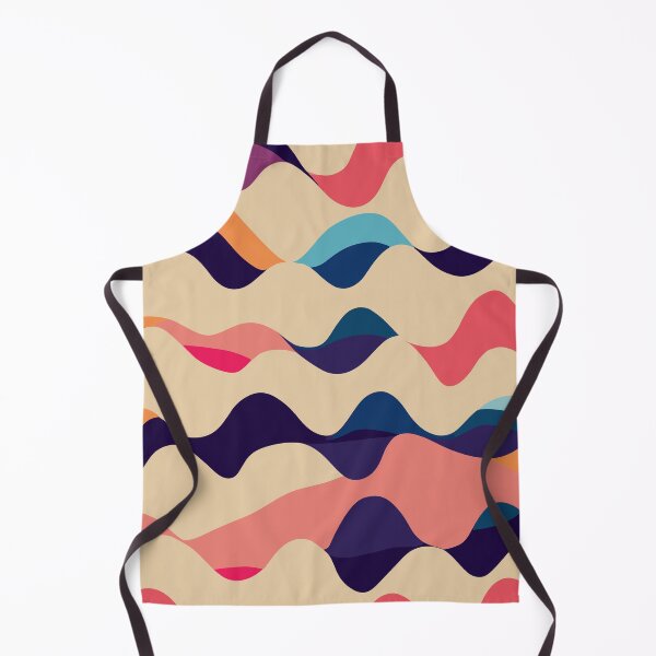 Item preview, Colors of Waves Abstract Design Pattern designed and sold by chatzous.