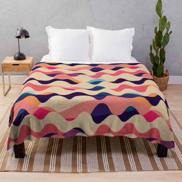 Item preview, Colors of Waves Abstract Design Pattern designed and sold by chatzous.
