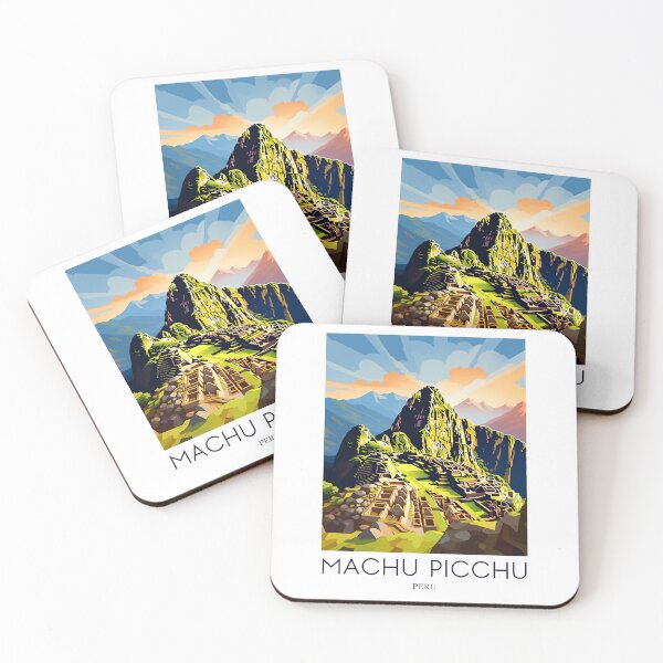 Item preview, A Pop Art Travel Print of Machu Picchu - Peru  designed and sold by StudioRedKoala.