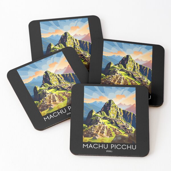 Item preview, A Pop Art Travel Print of Machu Picchu - Peru  designed and sold by StudioRedKoala.