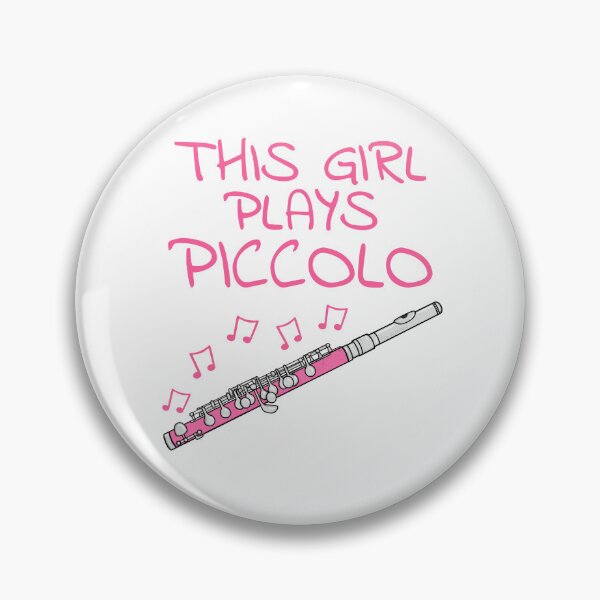 Item preview, This Girl Plays Piccolo, Female Piccoloist, Woodwind Musician designed and sold by doodlerob.