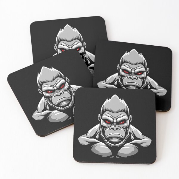 Item preview, Angry Ape with red eyes designed and sold by Si Pakne.