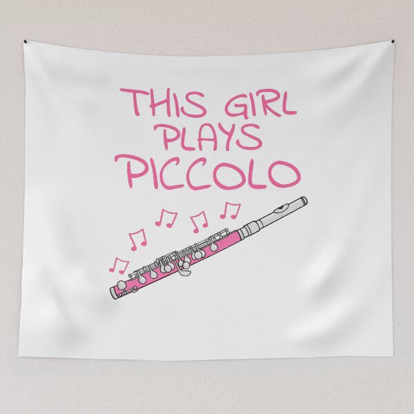Item preview, This Girl Plays Piccolo, Female Piccoloist, Woodwind Musician designed and sold by doodlerob.