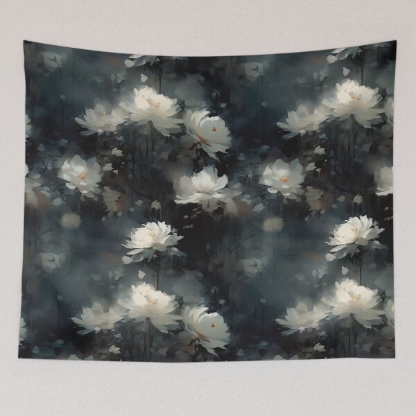 Artikelvorschau, Shadow Florals Gothic Seamless Pattern entworfen und verkauft von hargen.