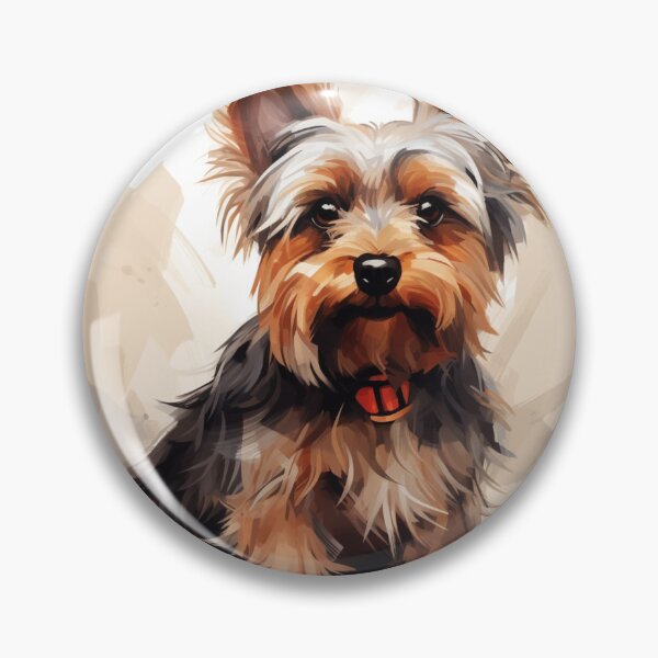 Artikelvorschau, Yorkshire Terrier, Yorkie, Watercolor painting entworfen und verkauft von MendaciousMina.