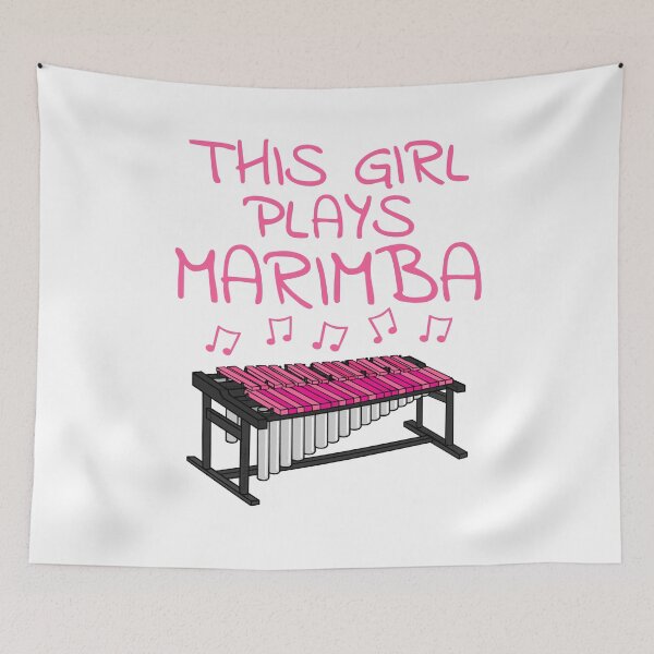 Item preview, This Girl Plays Marimba, Female Marimbist, Percussionist Musician designed and sold by doodlerob.