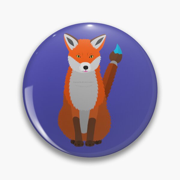 Item preview, Paintbrush Fox designed and sold by WebCanids.