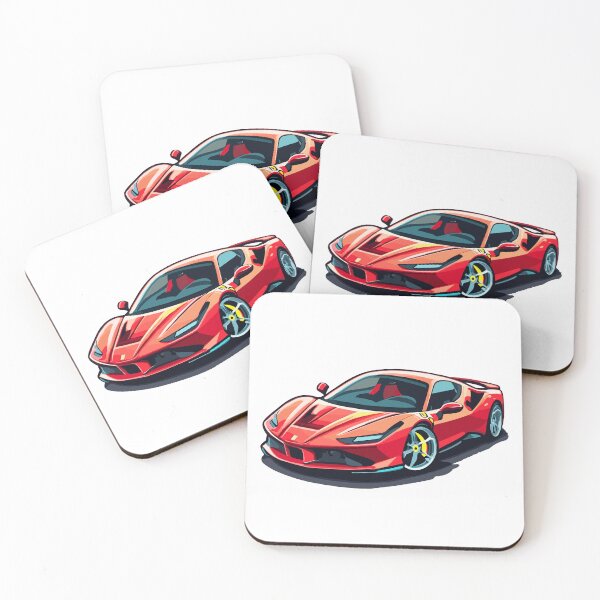 Item preview, Ferrari SF90 XX Stradale - Cartoon Design designed and sold by PoppinDesigner.