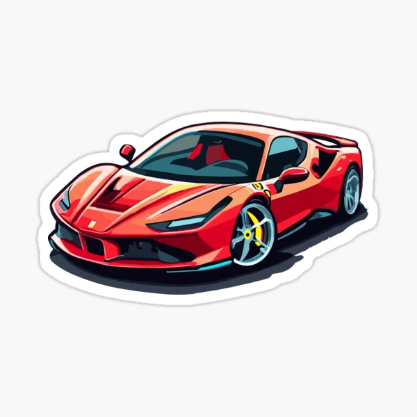 11 Stickers Autocollants Ferrari