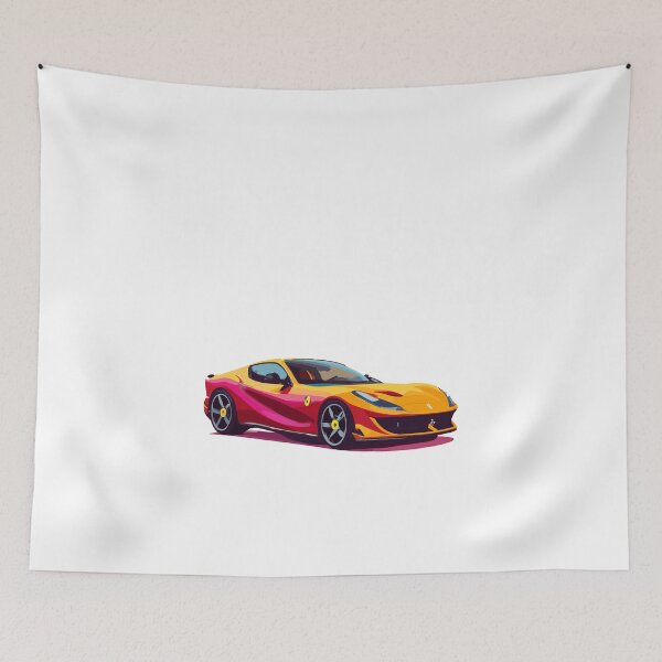 Item preview,  Ferrari 812 Competizione - Cartoon Design designed and sold by PoppinDesigner.