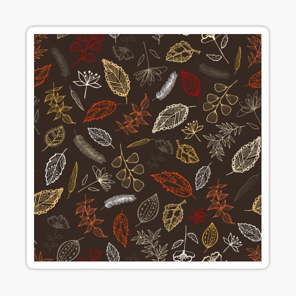 Item preview, Autumn Seasonal Botanical Leaves designed and sold by Nicola-Rowe.