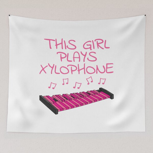 Item preview, This Girl Plays Xylophone, Female Xylophonist, Percussionist Musician designed and sold by doodlerob.