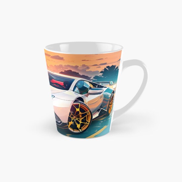 Item preview, Sunset Serenity: Luxury Sports Car Masterpiece designed and sold by Ceemko's Vintage Corner.