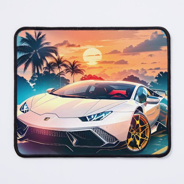 Item preview, Sunset Serenity: Luxury Sports Car Masterpiece designed and sold by Ceemko's Vintage Corner.