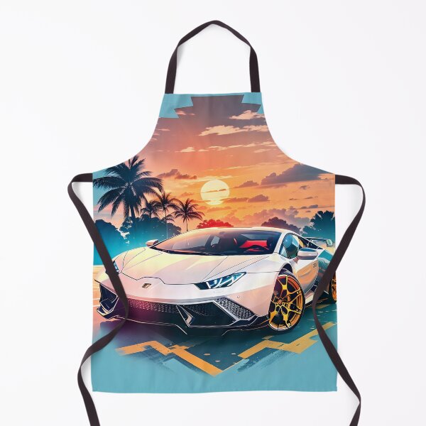Item preview, Sunset Serenity: Luxury Sports Car Masterpiece designed and sold by Ceemko's Vintage Corner.