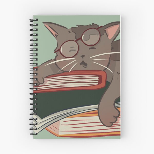 Item preview, Studious Kitten designed and sold by Elenapistacho.