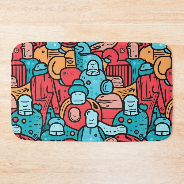 Item preview, Seamless pattern People ART designed and sold by deviatepolo.