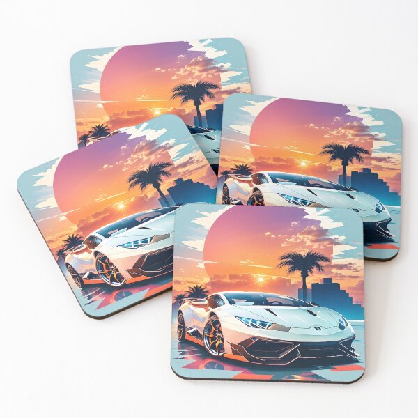 Item preview, Elegance in Motion: Luxury Sports Car Art designed and sold by Ceemko's Vintage Corner.