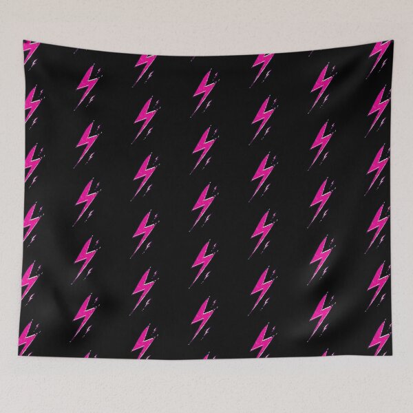 Item preview, Street art vintage pink lightning bolt thunder designed and sold by TomFrontierArt.