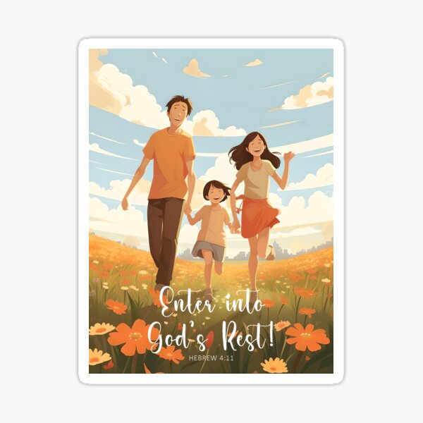 JW 2023-2024 Circuit Assembly | Enter Into God's Rest Sticker