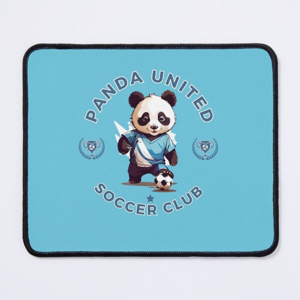 Item preview, cool panda cub playing soccer logo graphic for kids designed and sold by CedricNorbinho.