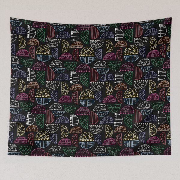 Item preview, Bright Coloured Doodle shapes designed and sold by Nicola-Rowe.
