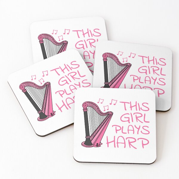 Item preview, This Girl Plays Harp, Harpist, Female String Musician designed and sold by doodlerob.