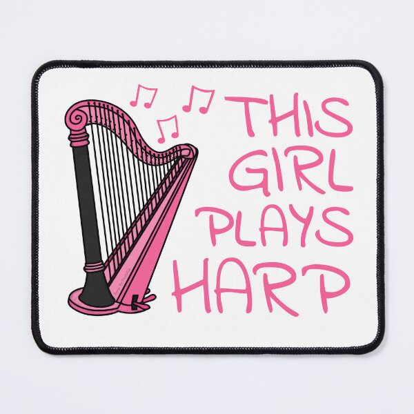 Item preview, This Girl Plays Harp, Harpist, Female String Musician designed and sold by doodlerob.