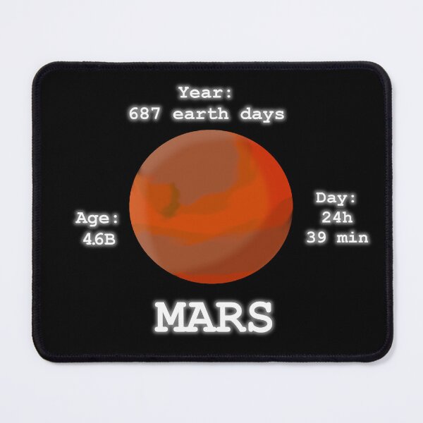 Item preview, Fourth planet from sun - Mars designed and sold by RaczekForArt.
