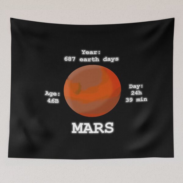 Item preview, Fourth planet from sun - Mars designed and sold by RaczekForArt.